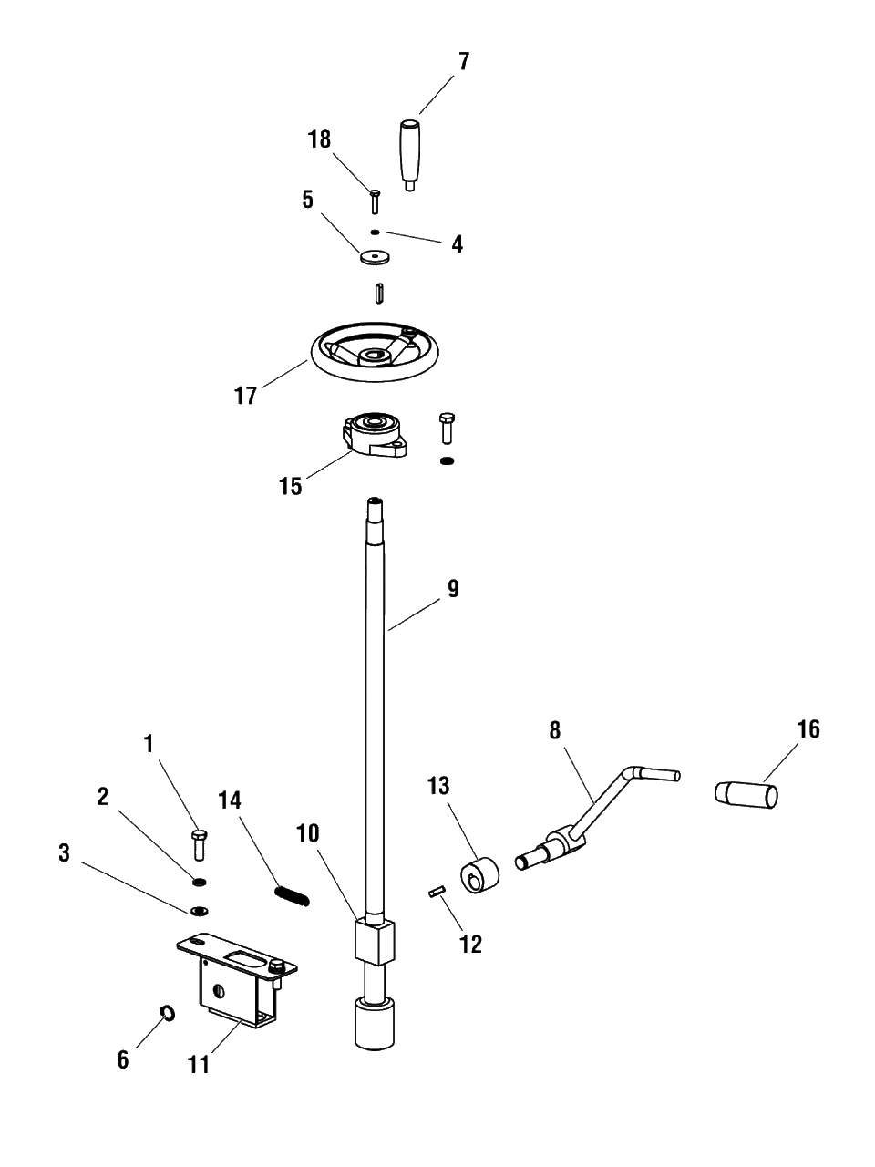 Walk Assembly Group (80003340) Diagram and Parts List for EX20-S 866057 Briggs and Stratton Concrete Saw
